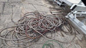Large Lot Of Grey Hoses