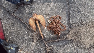 River Anchor With Chain