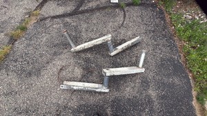 Pair Of Cantilever Bolt Lift Wheel Brackets