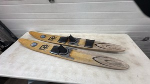 Pair Of Vintage Water Skis