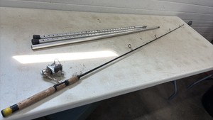 Fishing Rod And Reel And 3 Adjustable poles