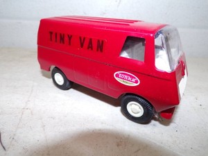 Tonka Toys Vintage Tiny Van Pressed Steel Red