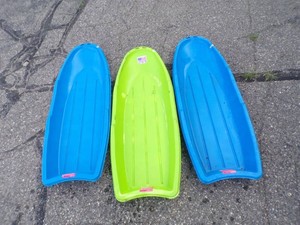 3 Snow Sleds