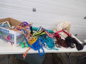 Ski Tow Ropes,  Flag, Assorted Rope