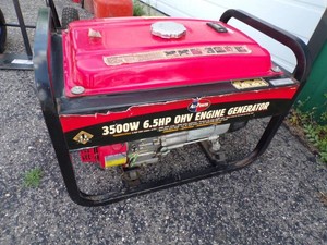3500W 6.5 HP Generator