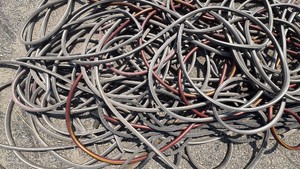 Large Lot Of Grey Hoses