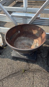 Outdoor fire pit metal