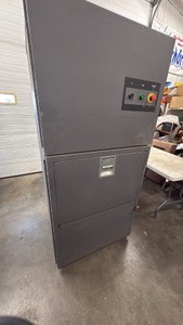 Large heavy duty trash compactor with key