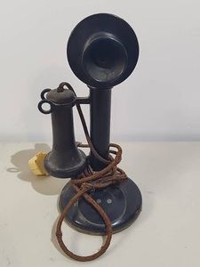 Antique Candlestick Hand Held Telephone