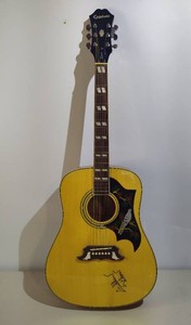 Gretchen Wilson Signed Dovena Epiphone Guitar