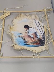 Ken & David Allery Hide Painting