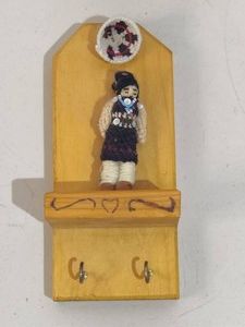 Mexican Doll Key Chain Holder