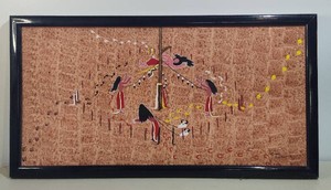 Navajo Painting Signed B. Eagleman