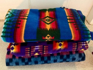 Three Southwestern Style Blankets
