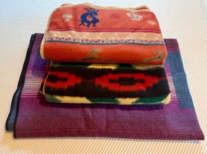 Three Southwestern Style Blankets