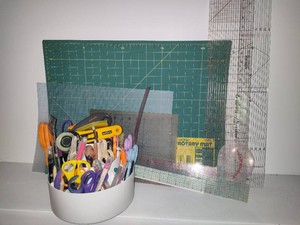 Lot of Crafting Scissors & Measuring Graphs