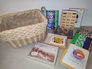 Basket of NotecardsEnvelopes