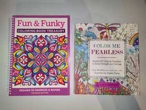 Two Adult Coloring Books