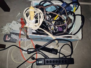 Huge lot of Power Strips and cords