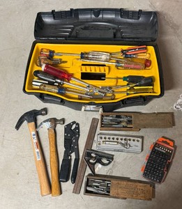 Keter Toolbox with Assorted Screwdrivers and More