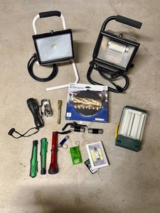 Assorted Utility Lighting and Flashlights