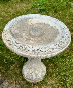 Concrete Birdbath