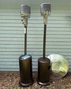 Two Propane Patio Heaters