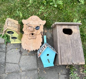 Assorted Outdoor Bird Houses