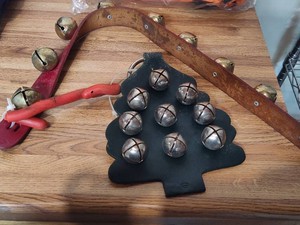 Two Jingle Bell Decor Items