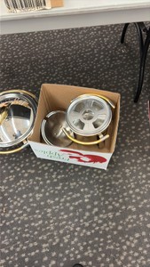 GOLD AND SILVER CHAFIING DISHES