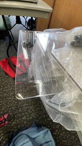 ACRYLIC, FREESTANDING SNEEZE GUARDS NEW