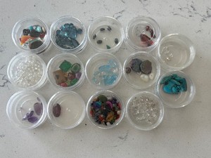 Assorted Stones Jewelry Making Items