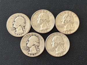 Silver Washington Quarters