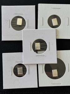999 Fine Silver (5) 1 Gram Bars
