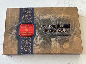 2002 Royal Canadian Mint Golden Jubilee Silver Proof Set