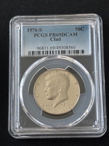1976-S Kennedy Half Dollar Proof PCGS PR69 Deep Cameo