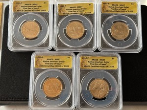 Native American Dollars ANACS MS67