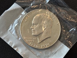1976-S Eisenhower Bicentennial Silver Dollar