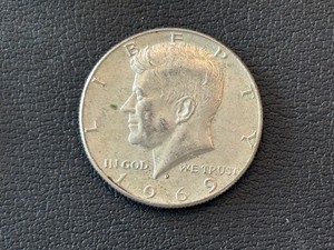1969-D Kennedy Half Dollar 40% Silver