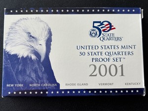 2001-S State Quarter Proof Set