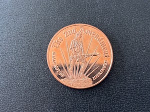 1 Ounce .999 Fine Copper Round