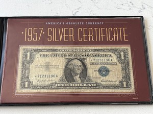 1957 Blue Seal $1 Dollar Silver Certificate Star Note