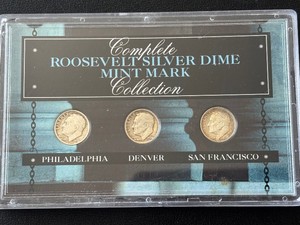 Roosevelt Silver Dime Mint Mark Collection