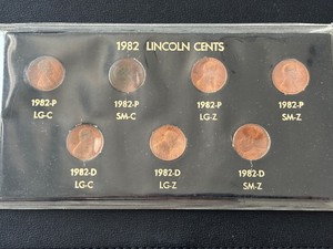 1982 Lincoln Cent Set