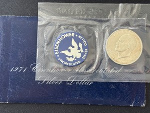 1971-S Eisenhower Uncirculated Silver Dollar