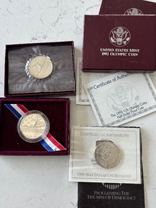 1992-S Olympic Half Dollar Proofs and 1989-D Congress Half Dollar
