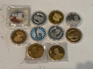 Gold and Silver Plated Medallions