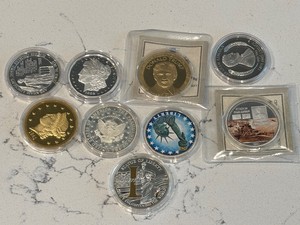 Gold and Silver Plated Medallions