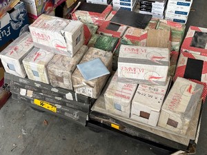 Ceramic Tile, 6 x 6, 9 Boxes