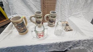 HMQ Nutcracker and Seafood Pick Set, Various Steins